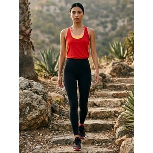 Saucony Women's Ignite LT Running Shimmel Sleeveless Red Racerback Tank Top